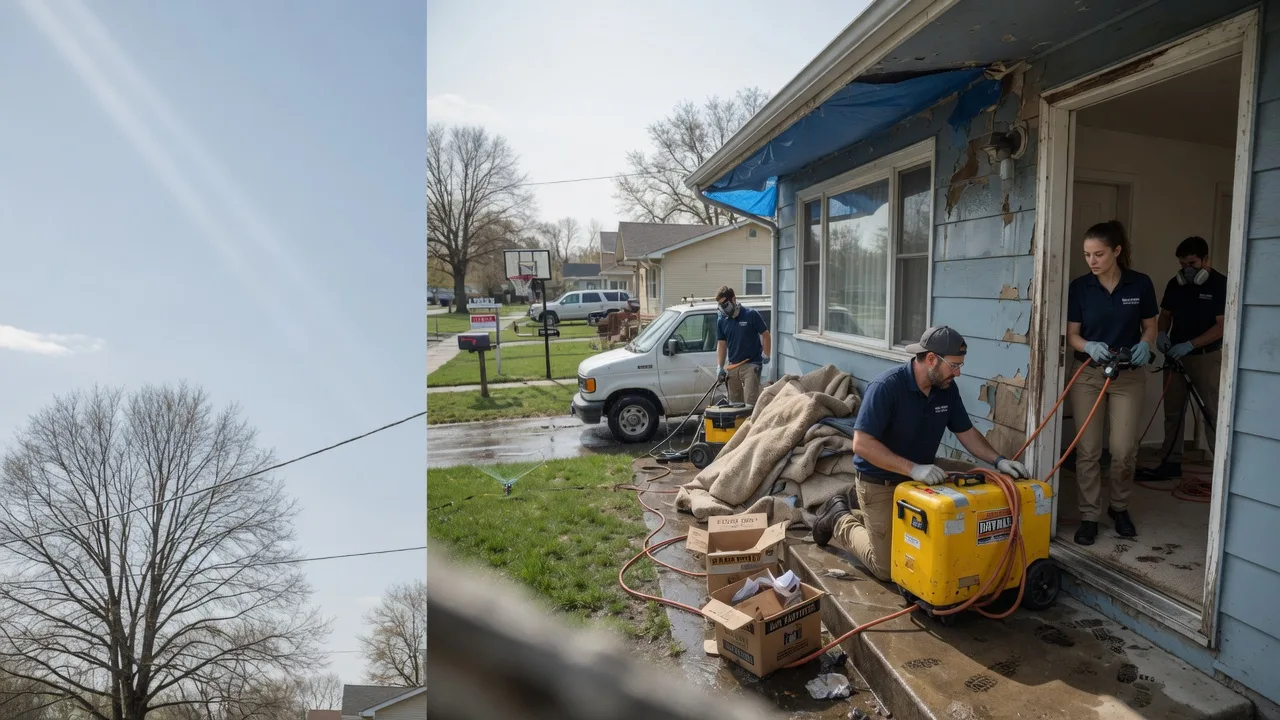 Basement Flood Cleanup in De Witt, MO near me